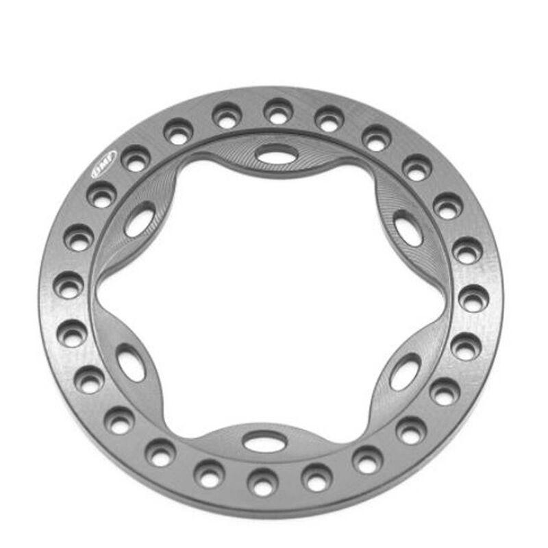 OMF 1.9 Scallop Beadlock Grey Anodized