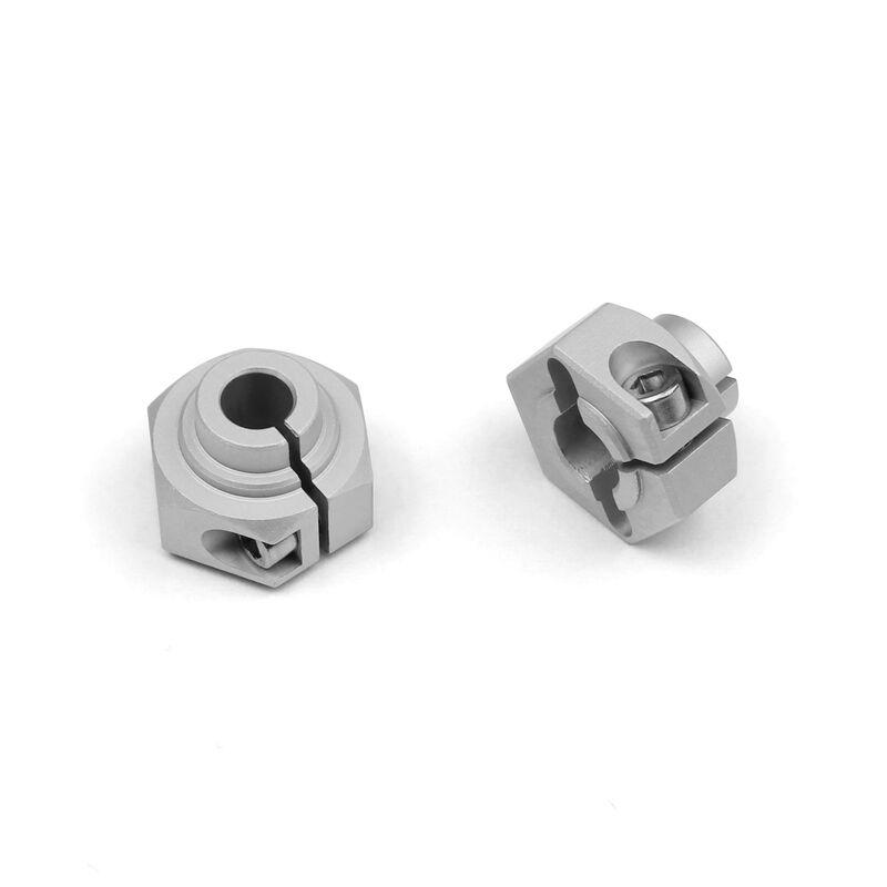12mm Hex Clear Anodized