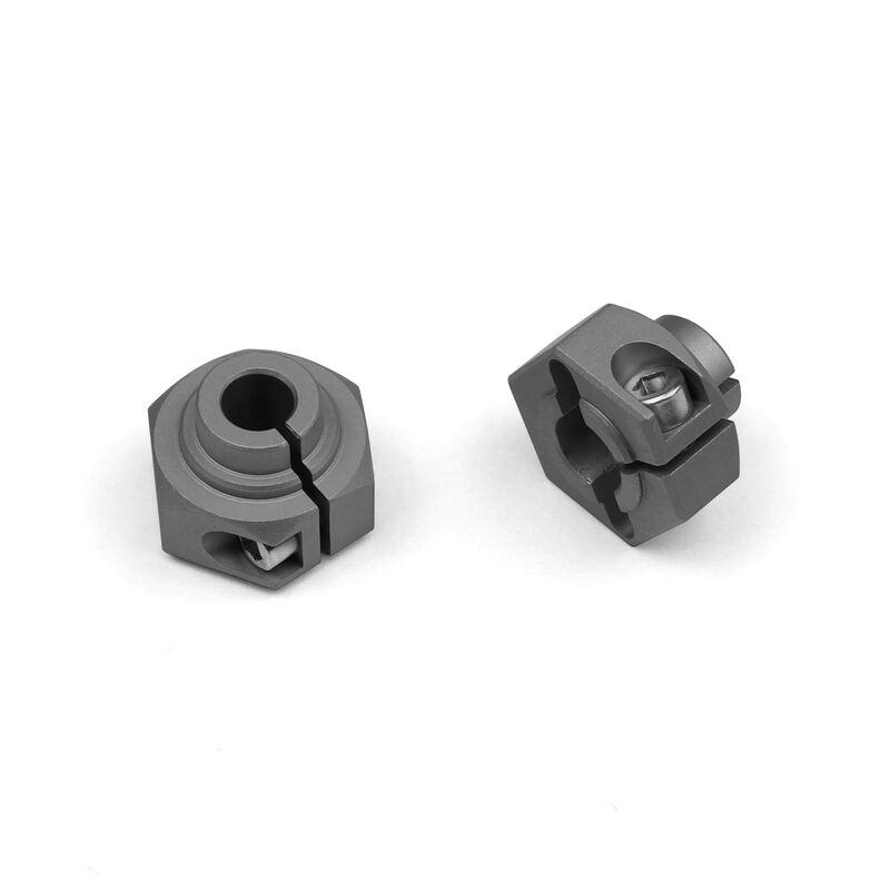 12mm Hex Grey Anodized