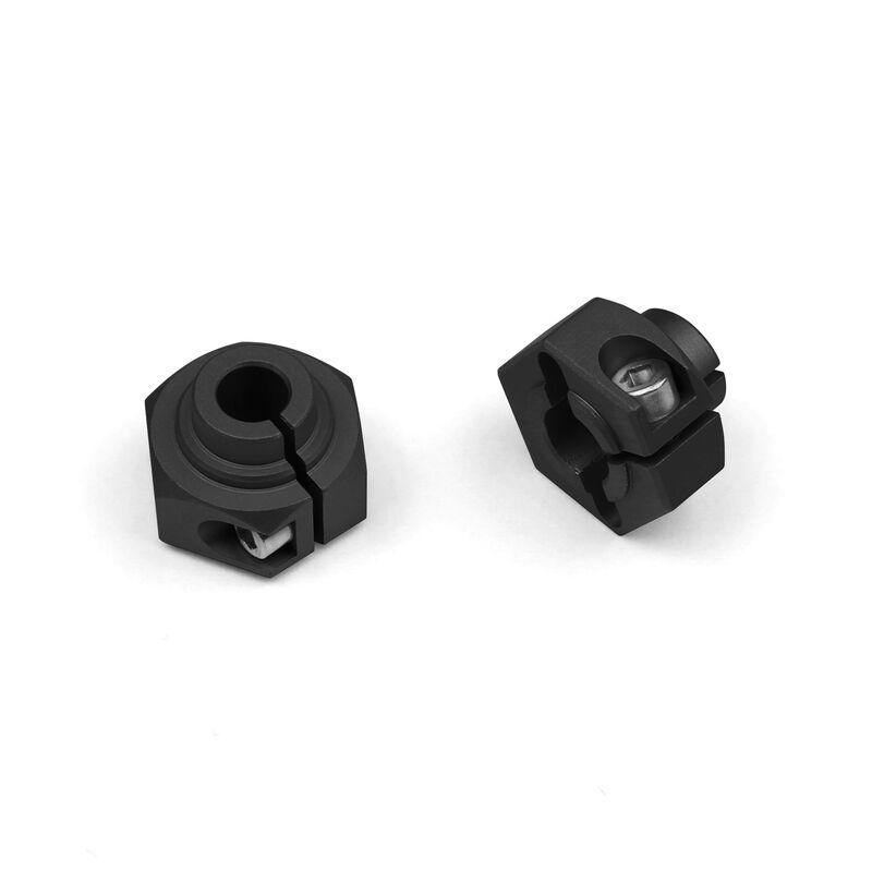 12mm Hex Black Anodized