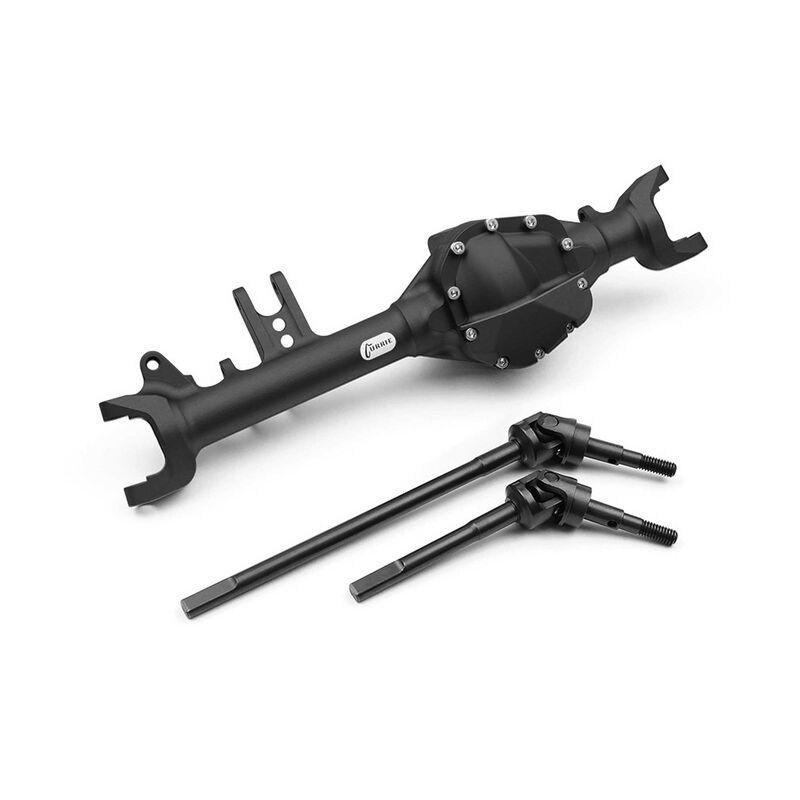 Currie VS4-10 D44 Front Axle Black Anodized