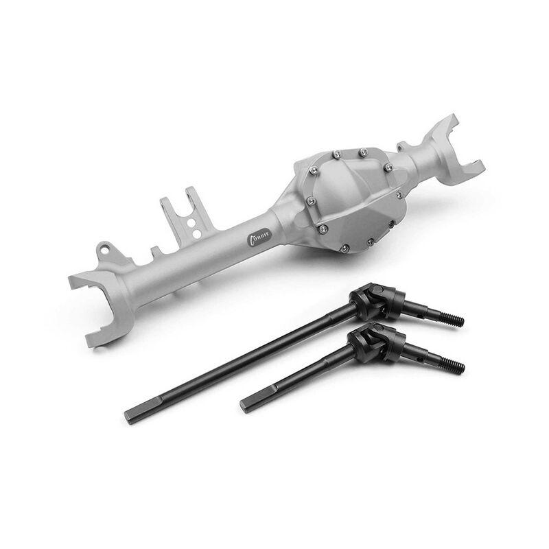 Currie VS4-10 D44 Front Axle Clear Anodized