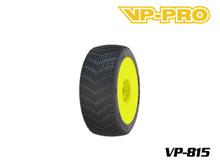815 Daggers Evo 1/8 Offroad Buggy Tires Pre-Glued on Yellow Rims - M4 Super Soft Compound (2 Pcs)