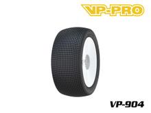 Turbo Trax STR 1/8 Offroad Truggy Tires Pre-Glued on White Rims - M4 SuperSoft (2)