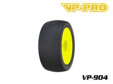 Turbo Trax STR 1/8 Offroad Truggy Tires Pre-Glued on Yellow Rims - M4 SuperSoft (2)