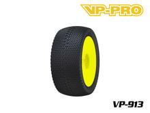 Gripz Evo 1/8 Offroad Truggy Tires Pre-Glued on Yellow Rims - M4 SuperSoft (2)
