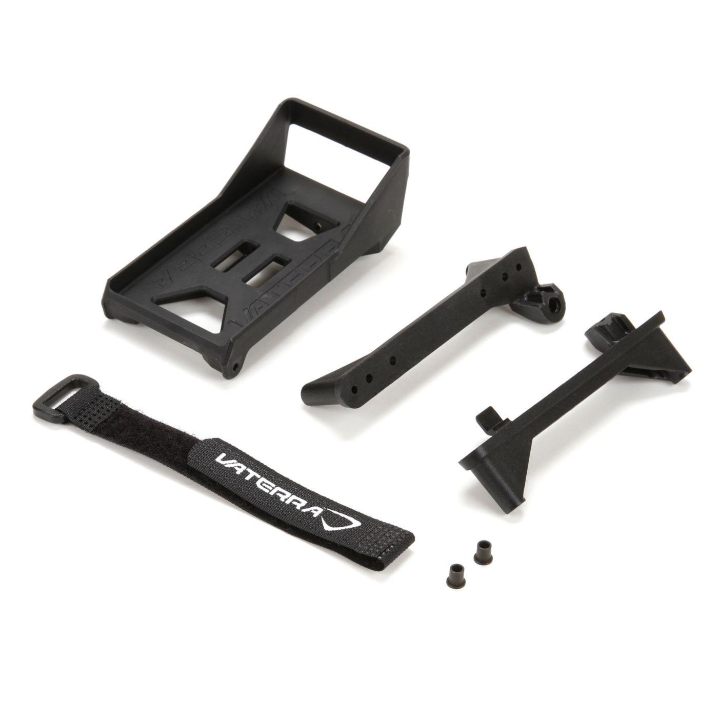 Battery Tray, Mounts and Strap: ASN