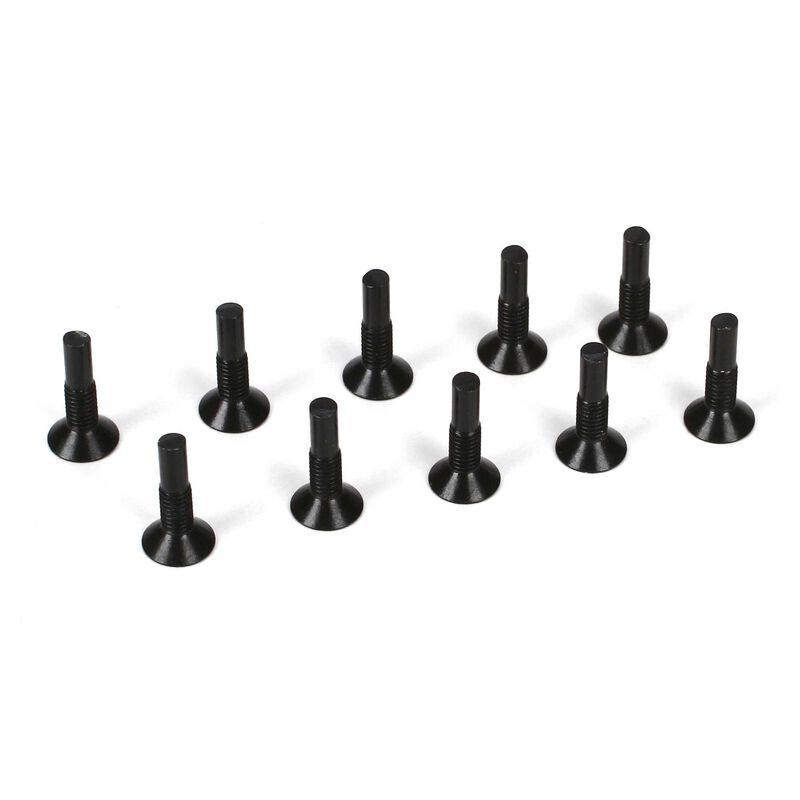 Front Outer Hinge Pin Screw (4): Twin Hammers