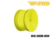 1/10 Offroad Wheel/Rim - Rear - Yellow - 4pcs