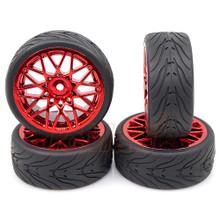 SPEC T LS WHEEL OFFSET 3 RED W/TIRE 4PCS
