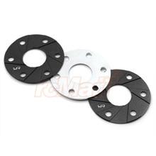 ALUMINUM 540 MOTOR SPACER HEATSINK 1MM X 3PCS BLACK