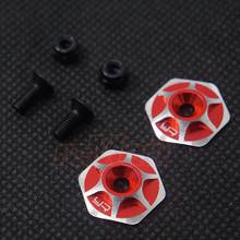 Aluminum Wing Holder For 1/10 1/8 Off-Road Buggy Truggy 2 pcs Red