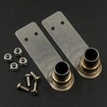 1/10 SCALE ACCESSORY STAINLESS STEEL MUFFLER EXHAUST PIPE 2PCS