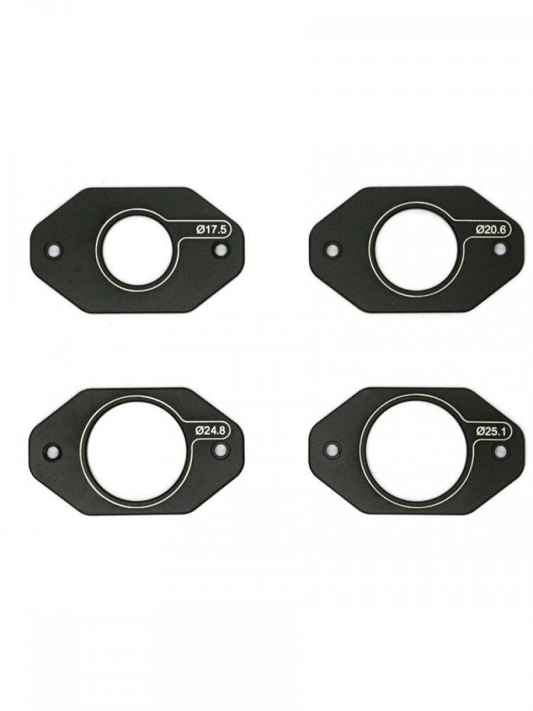 Wheel Piercer Plate For 1/32 Mini 4WD (Black)