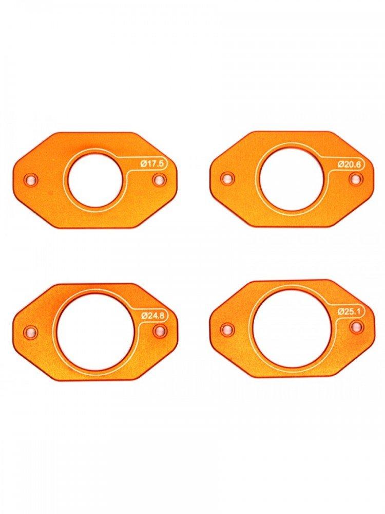 Wheel Piercer Plate For 1/32 Mini 4WD (Orange)