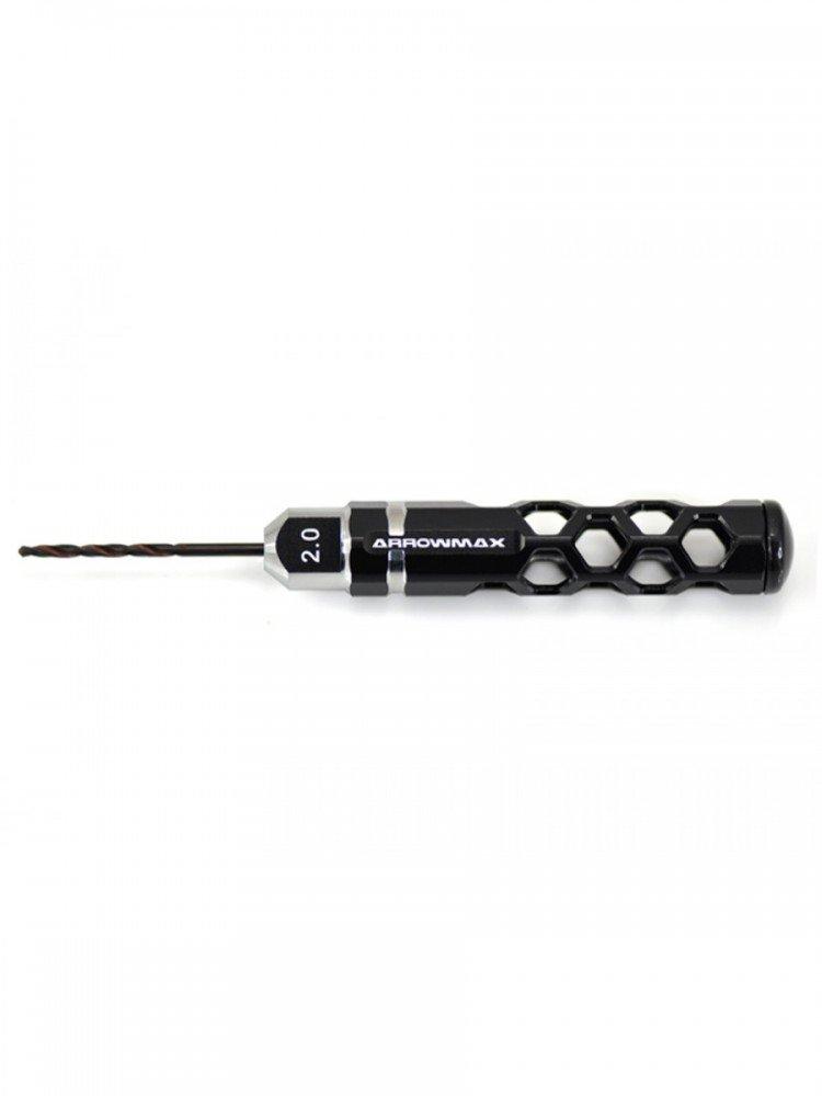 Drill 2.0MM For 1/32 Mini 4WD (Black)